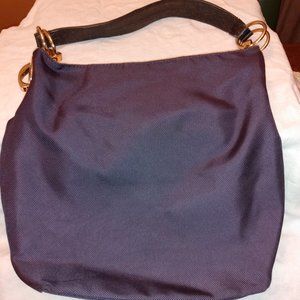 JPK PURPLE HOBO SHOULDER PARIS 75 with gold tone hardware